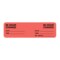 Nevs Hourly IV Tubing Label - I.V. Set 96 Hours Only 7/8"x3" Flr Red w/Blk NTUBE-12151 - alternate 1